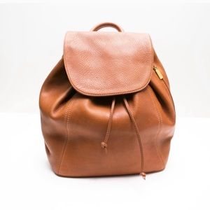 Coach vintage large leather tan Sanoma backpack